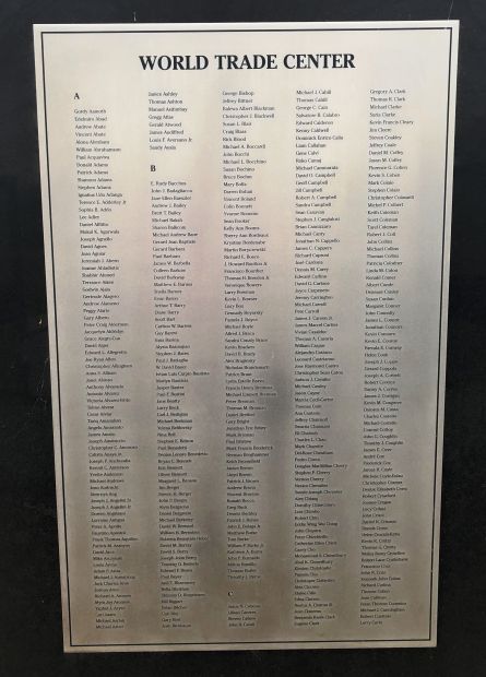 FALLS CHURCH SEPTEMBER 11, 2001 MEMORIAL PLAQUE C