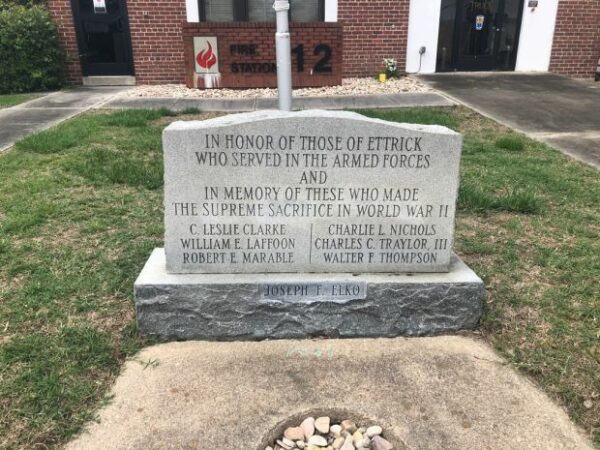 ETTRICK SUPREME SACRIFICE WAR MEMORIAL