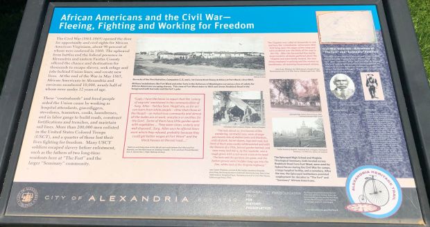 AFRICAN AMERICANS AND THE CIVIL WAR MEMORIAL PLAQUE