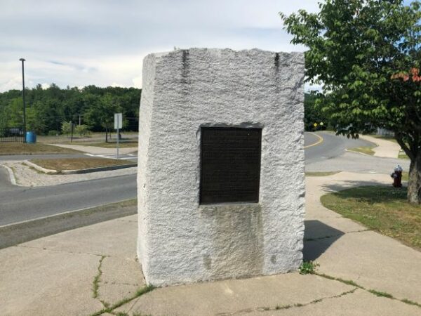 UPON THIS GROUND MEMORIAL FRONT