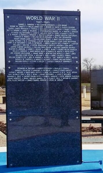 RED RIVER VALLEY VETERANS MEMORIAL STONE M