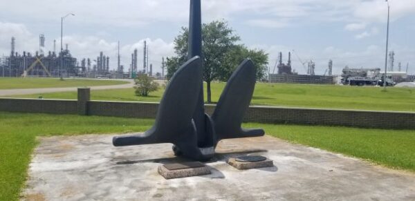 U.S.S. TEXACO MISSISSIPPI WAR MEMORIAL ANCHOR