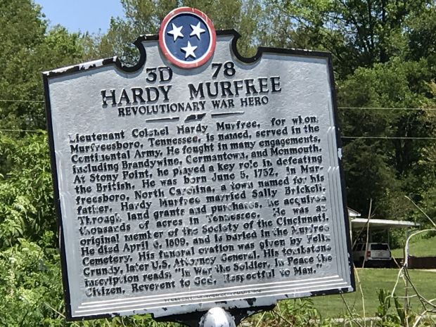 HARDY MURFREE REVOLUTIONARY WAR HERO MEMORIAL MARKER II