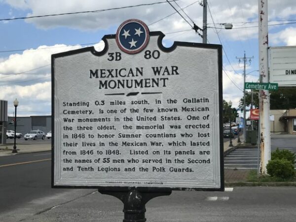 MEXICAN WAR MONUMENT MARKER