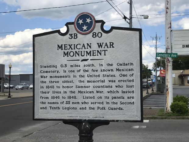 MEXICAN WAR MONUMENT MARKER