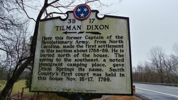 TILMAN DIXON WAR MEMORIAL MARKER