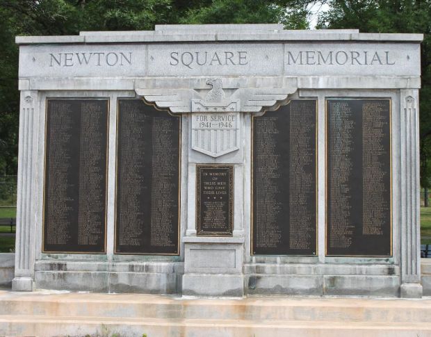 NEWTON SQUARE WORLD WAR II MEMORIAL