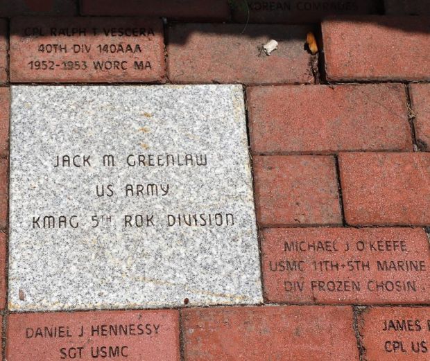 WORCESTER COUNTY KOREAN WAR MEMORIAL PAVER O