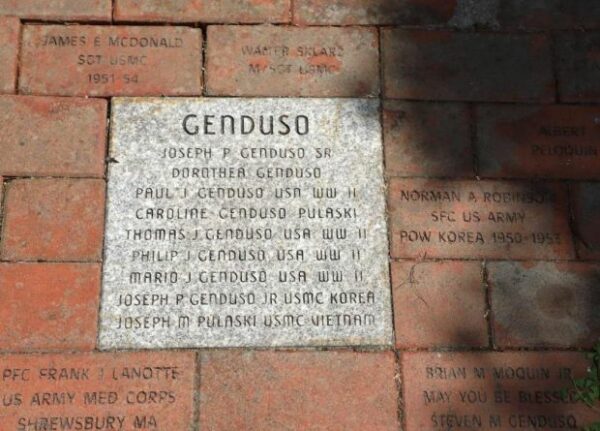 WORCESTER COUNTY KOREAN WAR MEMORIAL PAVER N