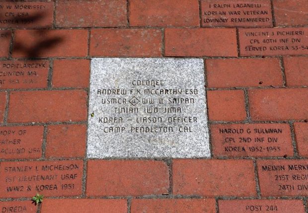 WORCESTER COUNTY KOREAN WAR MEMORIAL PAVER J