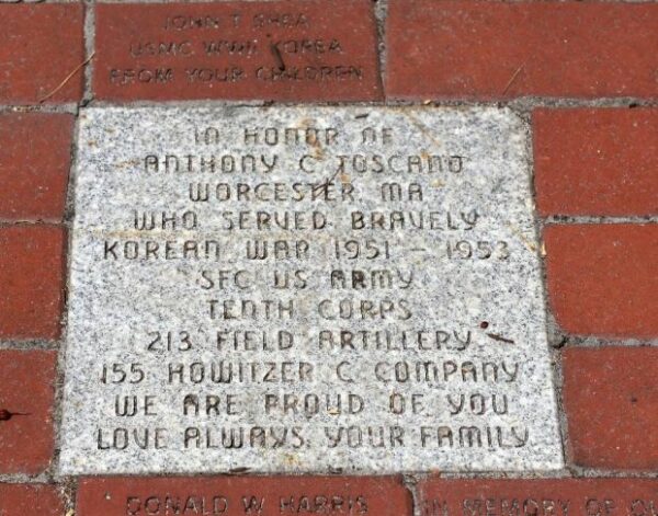WORCESTER COUNTY KOREAN WAR MEMORIAL PAVER E