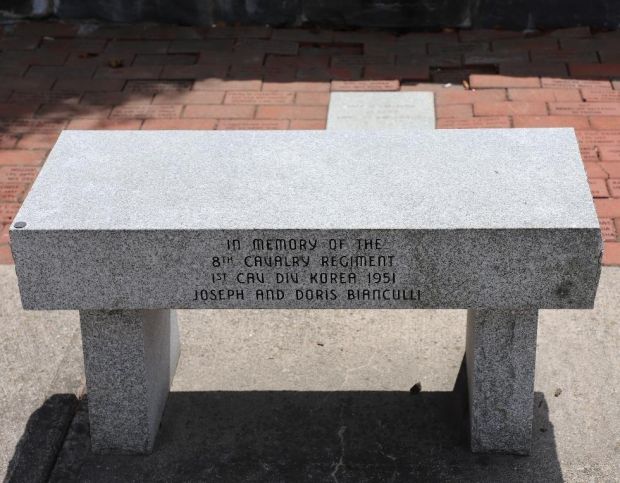 WORCESTER COUNTY KOREAN WAR MEMORIAL BENCH E