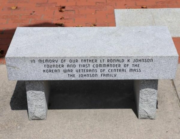 WORCESTER COUNTY KOREAN WAR MEMORIAL BENCH B