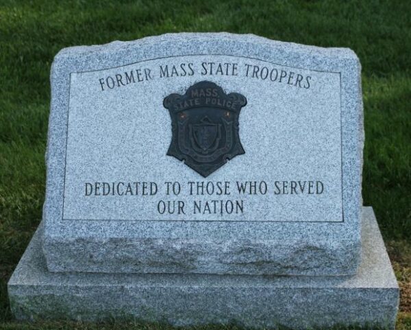 MASSACHUSETTS STATE VETERANS CEMETERY FORMER MASS STATE TROOPERS VETERANS MEMORIAL
