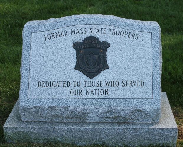 MASSACHUSETTS STATE VETERANS CEMETERY FORMER MASS STATE TROOPERS VETERANS MEMORIAL