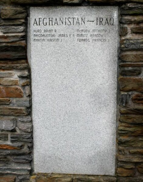 TOWN OF WILLIAMSBURG WAR VETERANS MEMORIAL STONE D