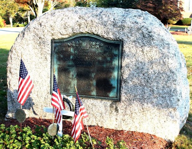 TOWN OF WEST BOYLSTON WORLD WAR I MEMORIAL