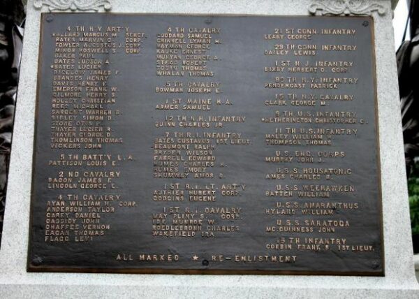 TOWN OF WEBSTER CIVIL WAR MEMORIAL PLAQUE D