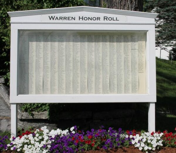 WARREN HONOR ROLL MEMORIAL