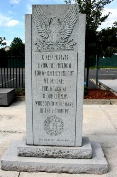 WARE WAR VETERANS MEMORIAL