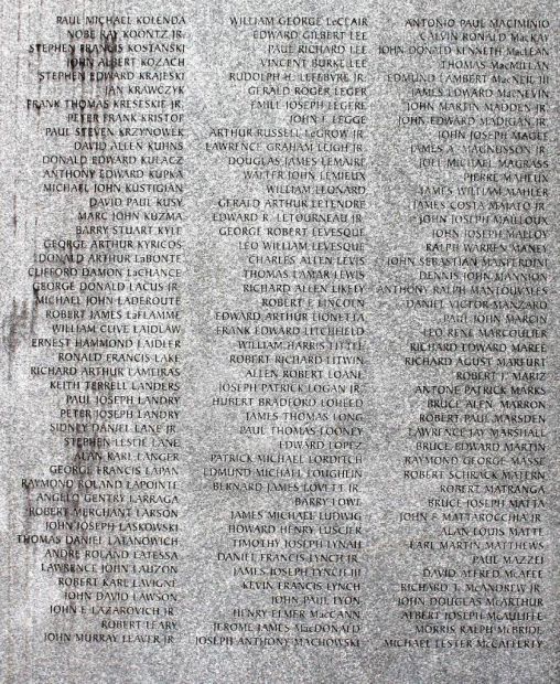 MASSACHUSETTS VIETNAM VETERANS MEMORIAL STONE U