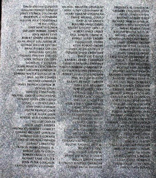 MASSACHUSETTS VIETNAM VETERANS MEMORIAL STONE P
