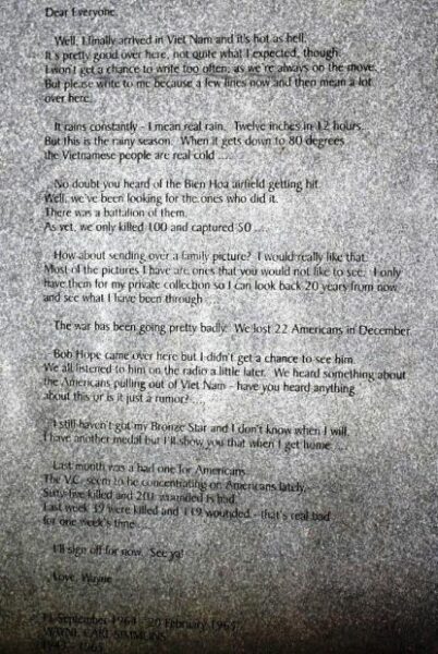MASSACHUSETTS VIETNAM VETERANS MEMORIAL STONE L