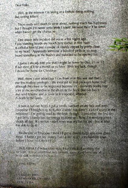 MASSACHUSETTS VIETNAM VETERANS MEMORIAL STONE J