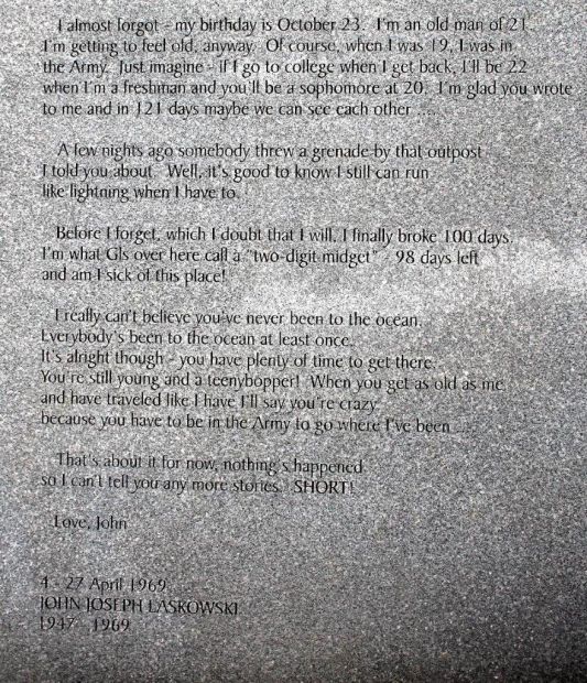 MASSACHUSETTS VIETNAM VETERANS MEMORIAL STONE I