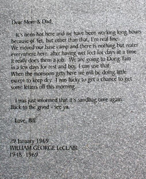 MASSACHUSETTS VIETNAM VETERANS MEMORIAL STONE H