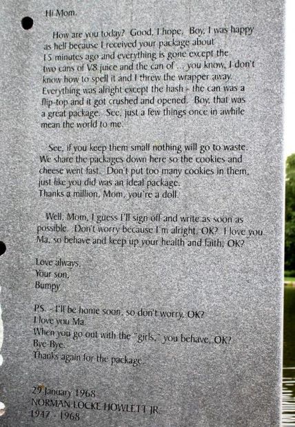 MASSACHUSETTS VIETNAM VETERANS MEMORIAL STONE G