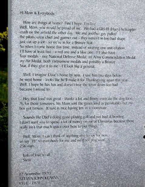 MASSACHUSETTS VIETNAM VETERANS MEMORIAL STONE F