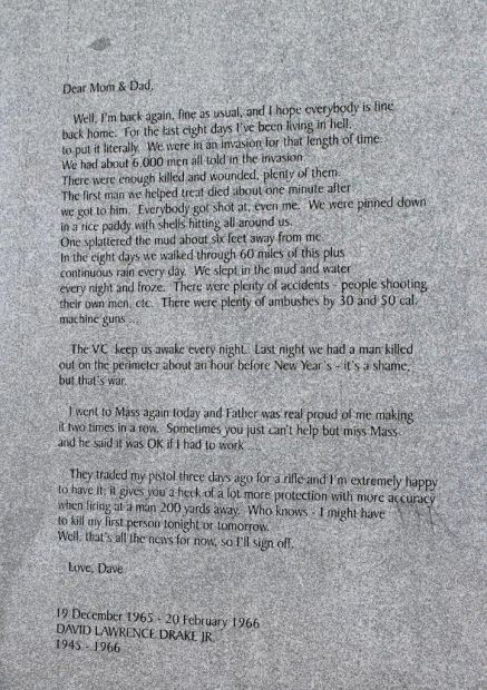 MASSACHUSETTS VIETNAM VETERANS MEMORIAL STONE E