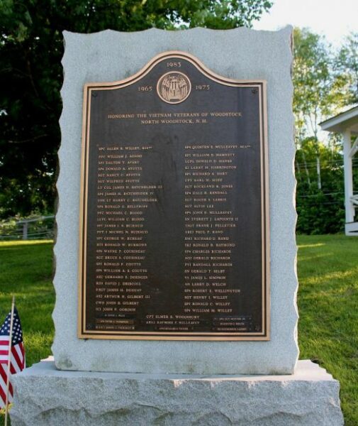 WOODSTOCK AND NORTH WOODSTOCK VIETNAM VETERANS MEMORIAL