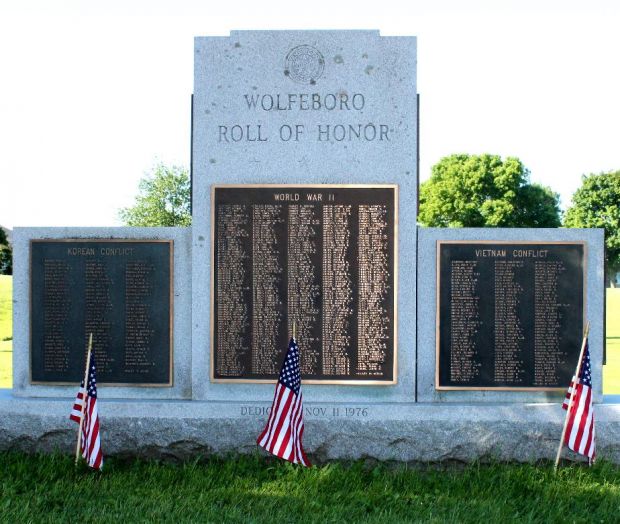 WOLFEBORO ROLL OF HONOR MEMORIAL