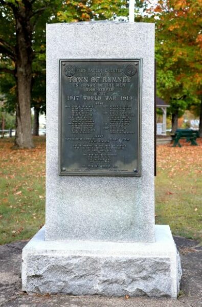 TOWN OF RUMNEY WORLD WAR MEMORIAL