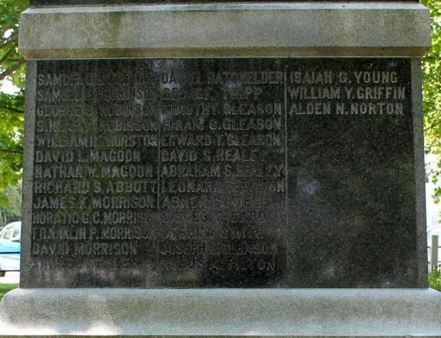 RAYMOND CIVIL WAR MEMORIAL STONE B