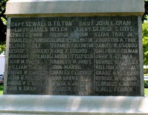 RAYMOND CIVIL WAR MEMORIAL STONE A