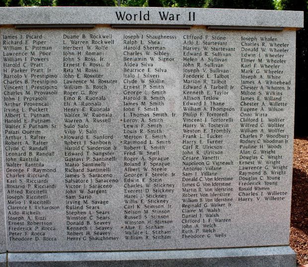 MILFORD WORLD WAR II VETERANS MEMORIAL STONE C