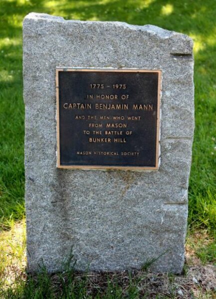 CAPTAIN BENJAMIN MANN WRA MEMORIAL