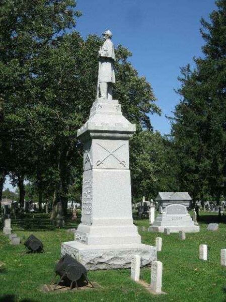 MANCHESTER OAKLAND CEMETERY CIVIL WAR MEMORIAL