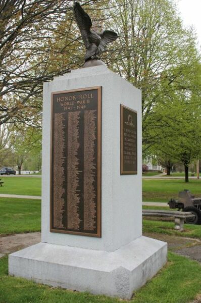 LANCASTER WAR VETERANS MEMORIAL EAGLE