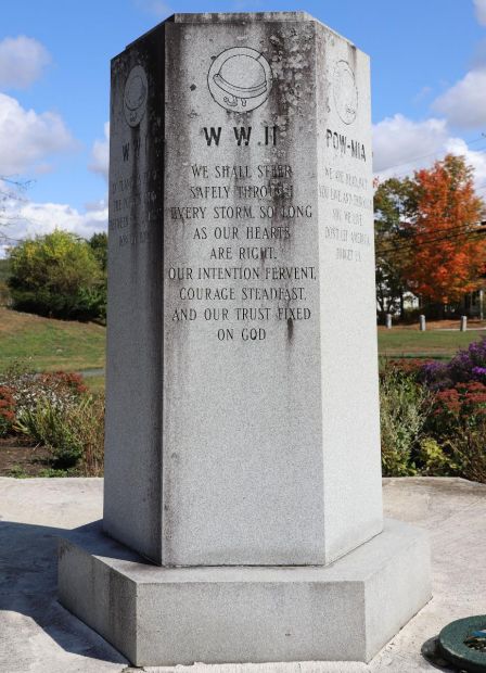 CHESHIRE COUNTY WAR VETERANS MEMORIAL SIDE C