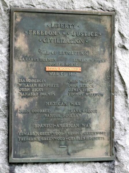 JEFFERSON WAR VETERANS MEMORIAL PLAQUE D