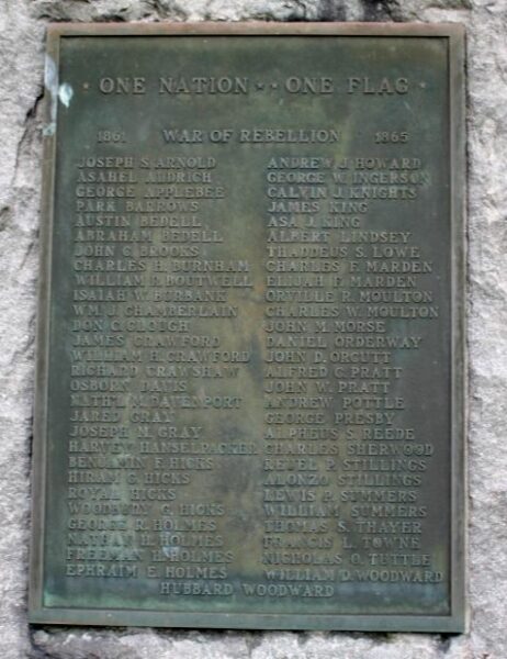 JEFFERSON WAR VETERANS MEMORIAL PLAQUE A