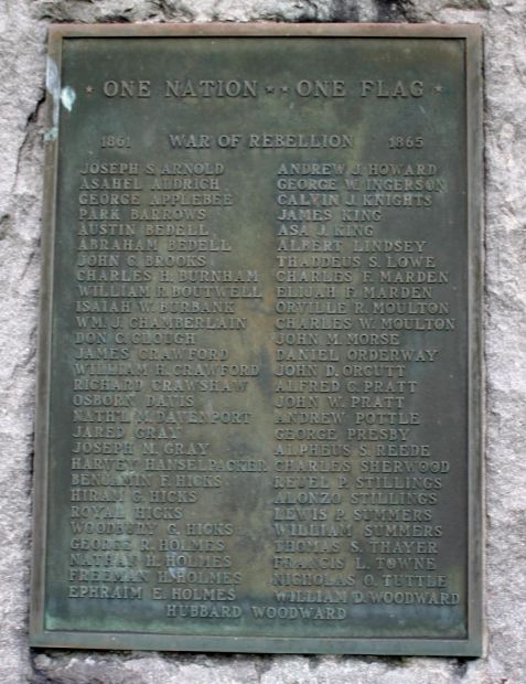 JEFFERSON WAR VETERANS MEMORIAL PLAQUE A