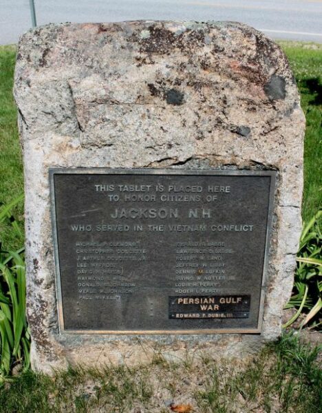 JACKSON, N.H. VIETNAM CONFLICT AND PERSIAN GULF WAR MEMORIAL