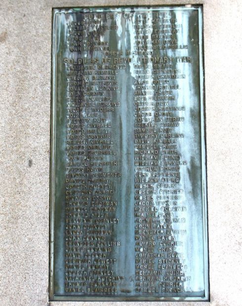 HOPKINTON CIVIL WAR MEMORIAL PLAQUE C