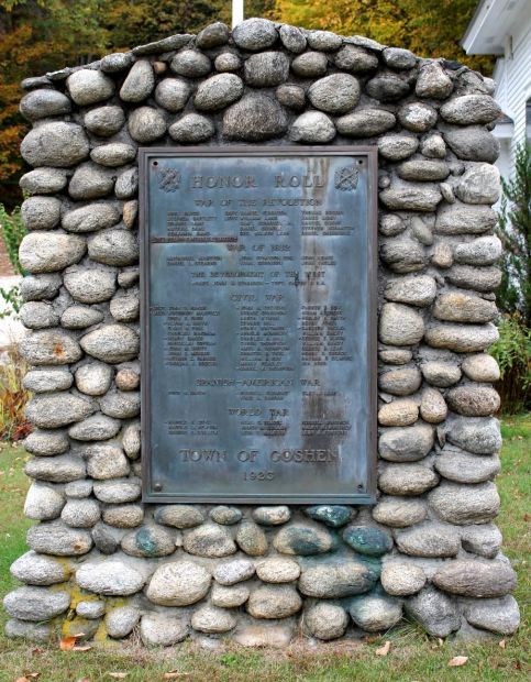 GOSHEN HONOR ROLL WAR MEMORIAL