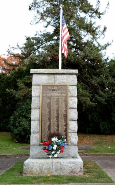 CITIZENS OF HOOKSETT WORLD WAR II MEMORIAL